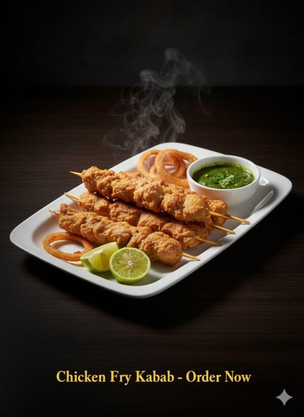 Chicken Fry Kabab (crispy & with chutney)