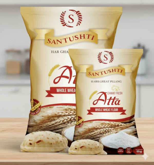 Santushti AAta 5kg pr packet | Buy Santhusti Aata Online | Fresh & Nutritious Wheat Flour – Desidoor