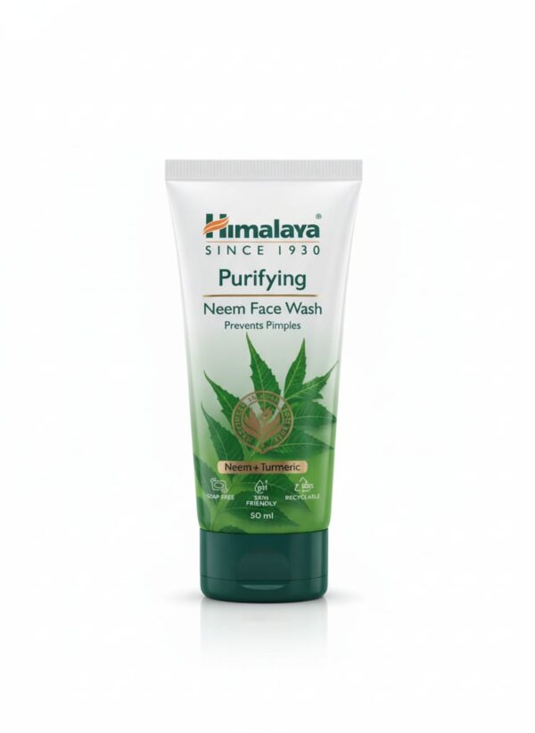 Himalaya Purifying Neem Face Wash – For Clean, Pimple-Free & Glowing Skin